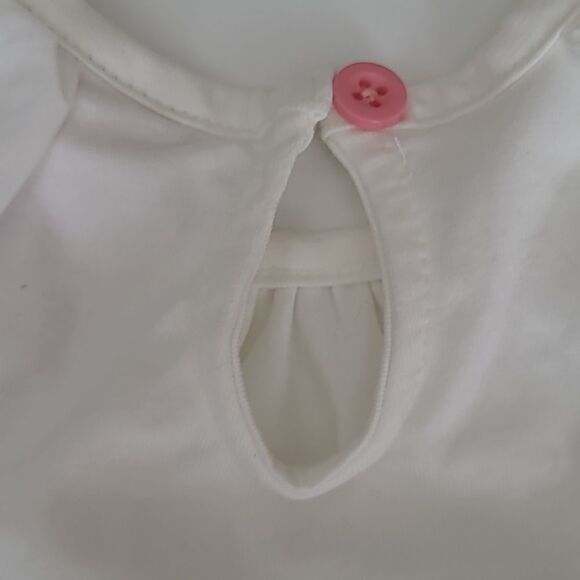 18MO SAVANNAH CARNIVAL CAROUSEL GIRAFFE LLAMA ZEBRA POM ZOO RUFFLE TOP - Picture 7 of 7